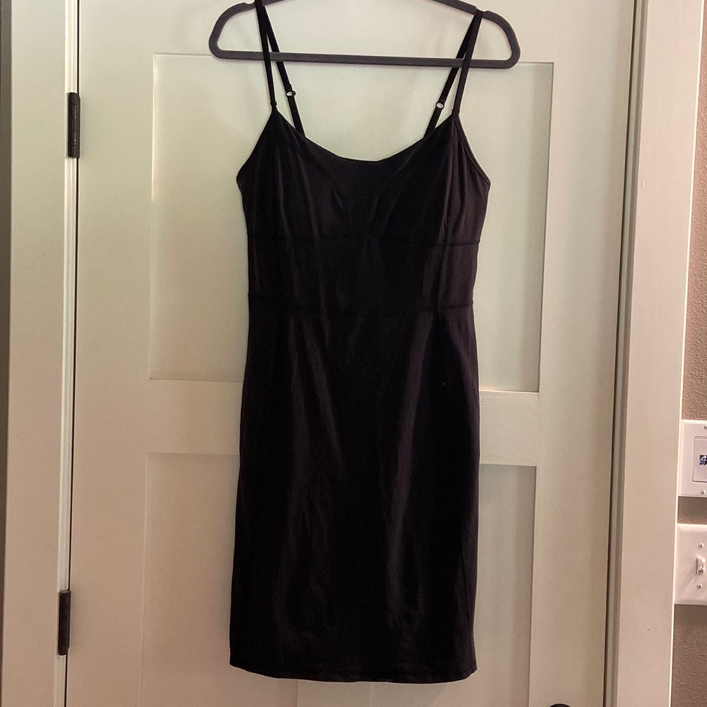 Lucy black swim dress; size large